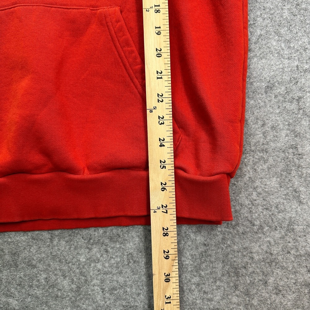 Adidas Originals Adicolor Essentials Trefoil Hoodie Mens Red M HE5108 - Picture 7 of 10